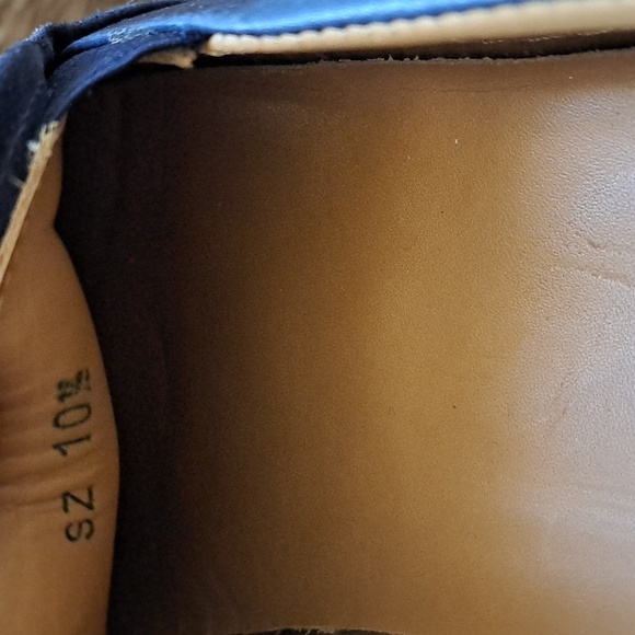 UNTUCKit Mens Navy Blue Suede/Leather Slip-On Loafer/Sneakers White Soles S-10.5 - Picture 11 of 12